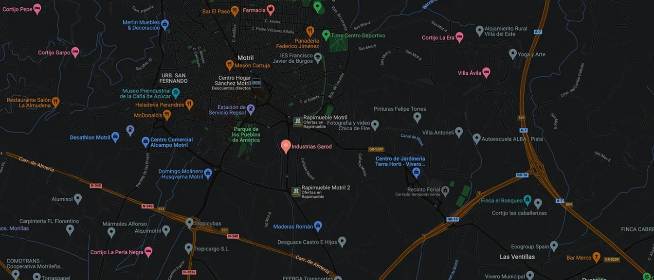 Localización de Pescado Seco del Mediterráneo en Google Maps